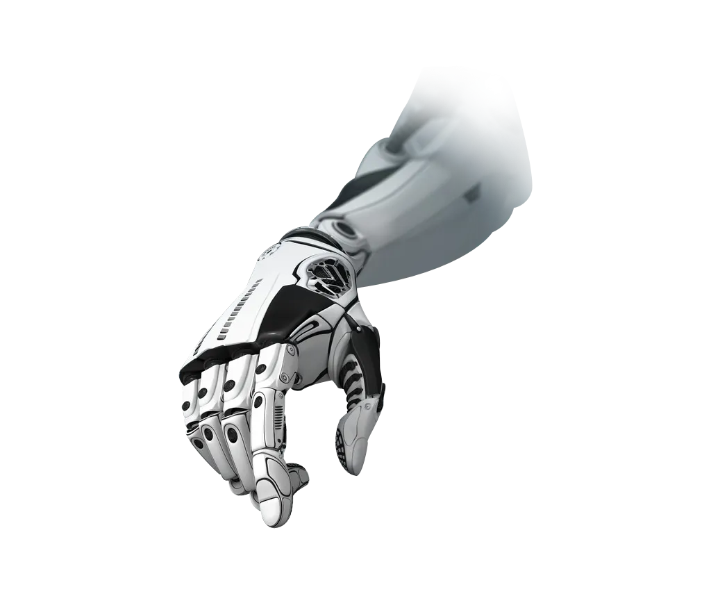 White and black robotic hand illustration, Technology Robotic arm, Technology robot hand, angle,  electronics, hand png